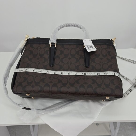 Coach Signature Morgan Smooth Leather Detailing F34617 - Picture 10 of 14